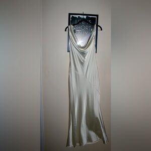 Miss Lola Cream Maxi Dress